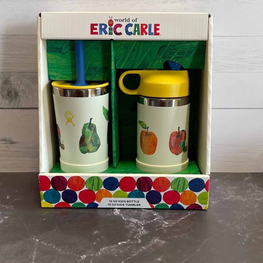 Last One! Hydro Flask The Word of Eric Carle The Very Hungry Caterpillar🐛🍓🍊🍐🍒🍇🍋🍏